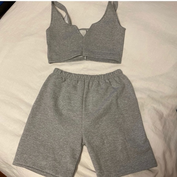 Short jogger set in grey - Picture 3 of 3